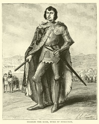 Karol Śmiały, książę Burgundii autorstwa English School