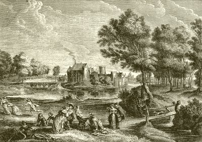 Zamek de Steen. Rezydencja Rubensa autorstwa English School