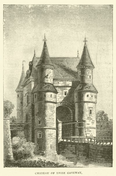 Zamek Lille Gateway (rycina) autorstwa English School