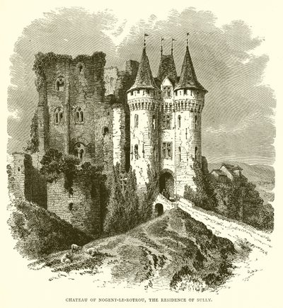 Zamek Nogent-le-Rotrou, rezydencja Sully autorstwa English School