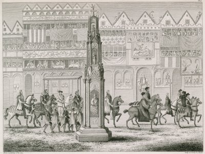Krzyż Cheapside, jaki pojawił się w roku 1547 autorstwa English School