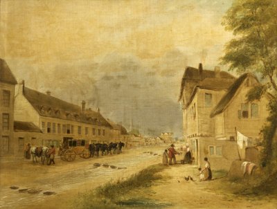 Cheltenham High Street, 1740 autorstwa English School