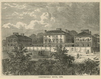 Dom Chesterfield, 1760 autorstwa English School