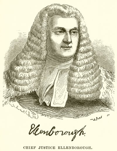 Sędzia Główny Ellenborough autorstwa English School
