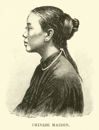 Chińska dziewczyna autorstwa English School