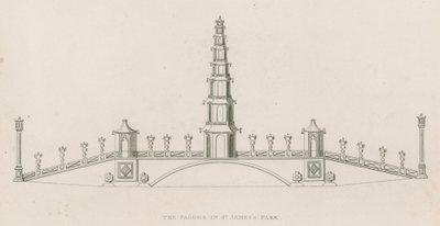 Chińska pagoda i most, St James