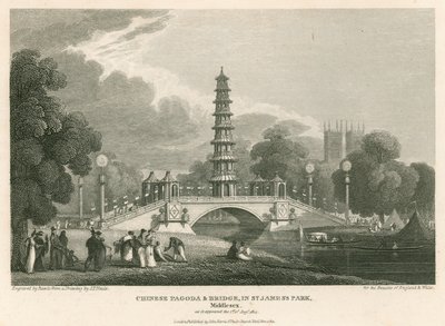 Chińska pagoda i most, St James