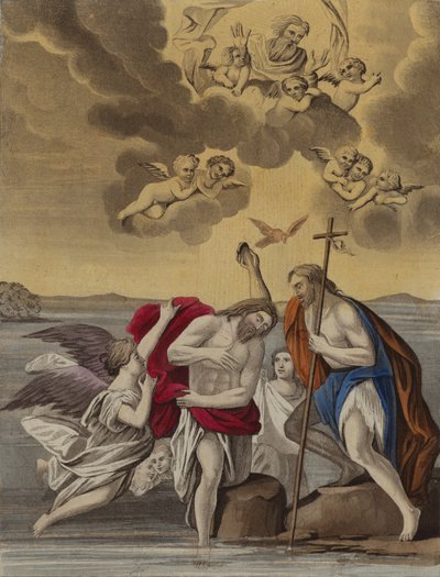 Chrystus ochrzczony (kolor lito) autorstwa English School