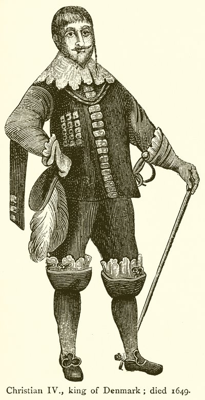 Chrystian IV, król Danii; Zmarł 1649 autorstwa English School