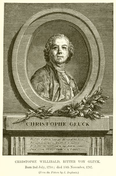 Christophe Willibald, rycerz Gluck autorstwa English School