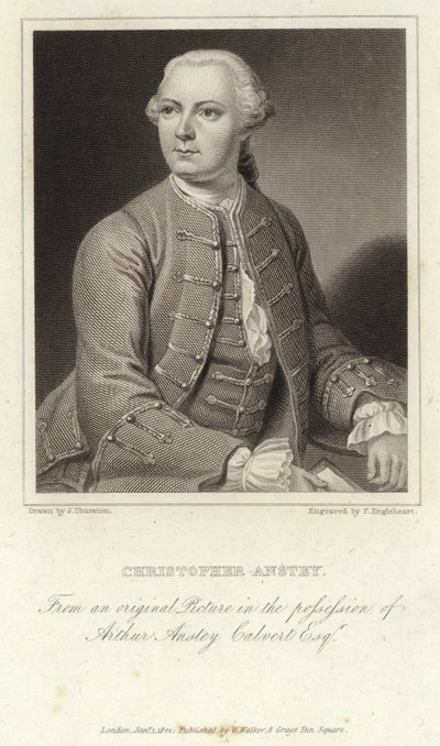 Christopher Anstey - angielski pisarz i poeta (1724 ? 1805) autorstwa English School