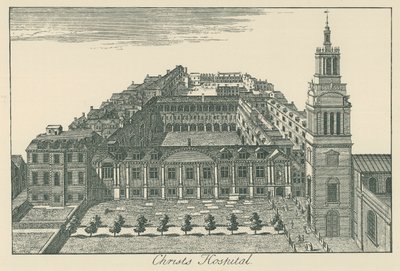 Szpital Chrystusa (litografia) autorstwa English School