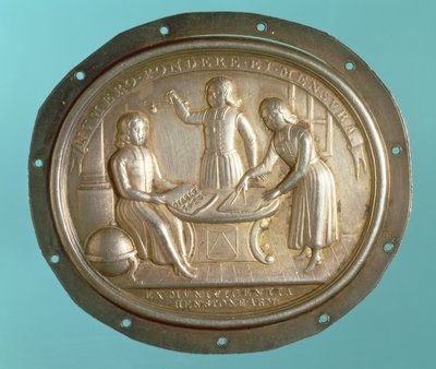 Odznaka szkolna Szpitala Chrystusa (metalowa) autorstwa English School