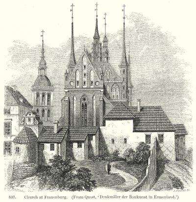 Kościół we Frauenburgu (rycina) autorstwa English School
