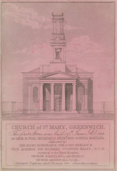 Kościół Najświętszej Marii Panny, Greenwich autorstwa English School