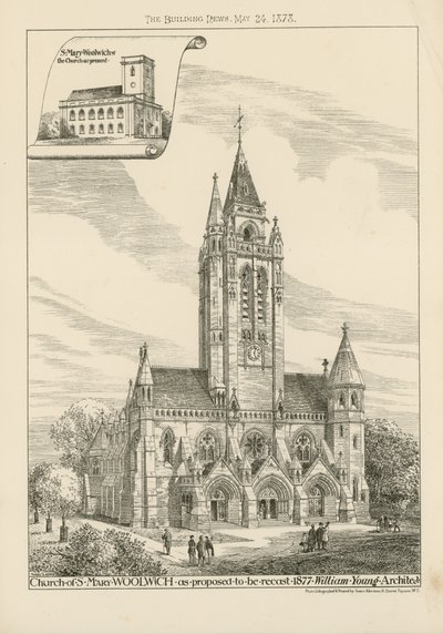 Kościół Najświętszej Marii Panny w Woolwich autorstwa English School
