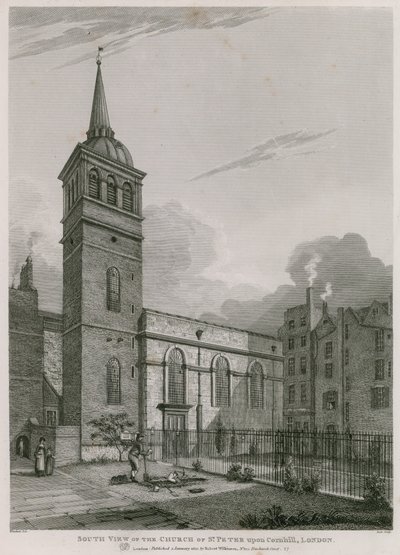 Kościół św. Piotra na Cornhill, Londyn autorstwa English School