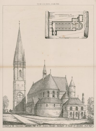 Kościół Wniebowstąpienia autorstwa English School