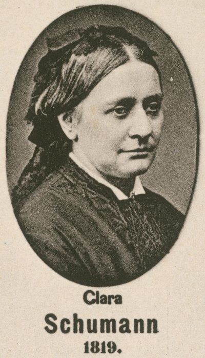 Clara Schumann (grawiura) autorstwa English School