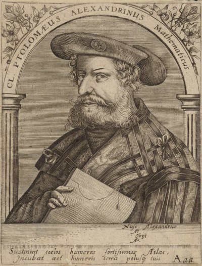 Klaudiusz Ptolemeusz autorstwa English School