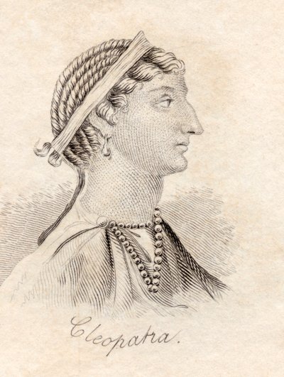 Kleopatra, ze „Słownika historycznego Krabba”, opublikowanego w 1825 r. autorstwa English School