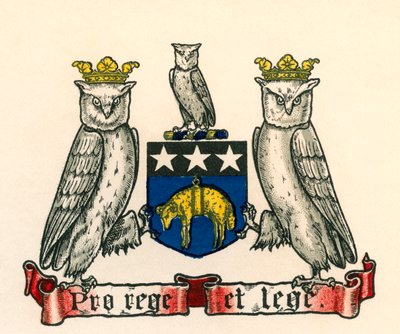 Herb Leeds w Anglii. autorstwa English School