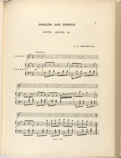 „Cockles & Mussels” Josepha B Geoghegana autorstwa English School