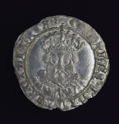 Moneta z głową Henryka VIII (srebrna) autorstwa English School