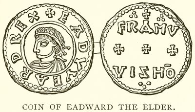 Moneta Edwarda Starszego autorstwa English School