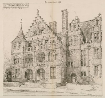 Collingham Gardens, Kensington, Londyn autorstwa English School
