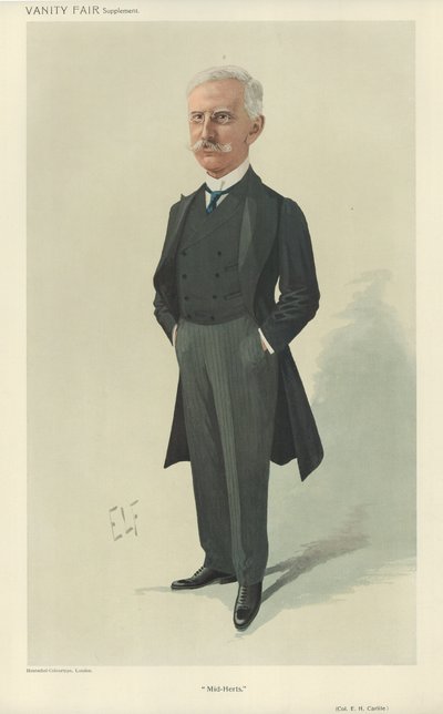 Pułkownik EH Carlile autorstwa English School