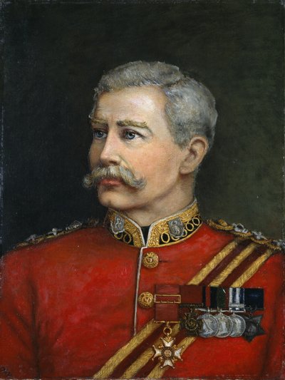 Pułkownik Hugh Shaw VC CB, Królewski Pułk Irlandzki, 1885 autorstwa English School