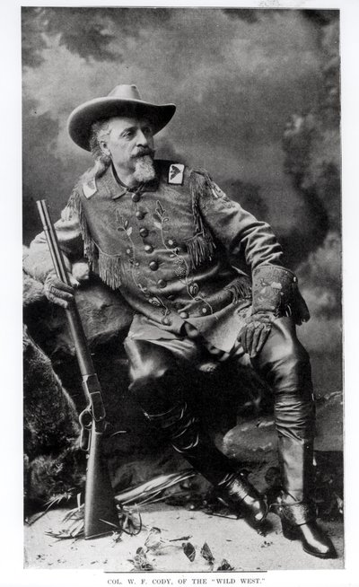 Pułkownik William Frederick Cody, znany również jako Buffalo Bill, 1903 autorstwa English School