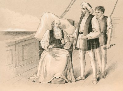 Columbus nie zgadza się na zdjęcie mu żelazek autorstwa English School