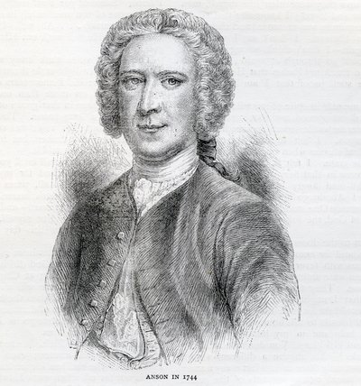 Komandor George Anson, 1. baron Anson (1697-1762), 1744 autorstwa English School
