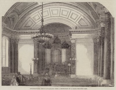 Kościół kongregacyjny w Saltaire (rycina) autorstwa English School
