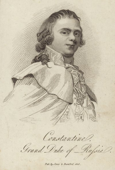 Konstantyn Pawłowicz, wielki książę Rosji autorstwa English School