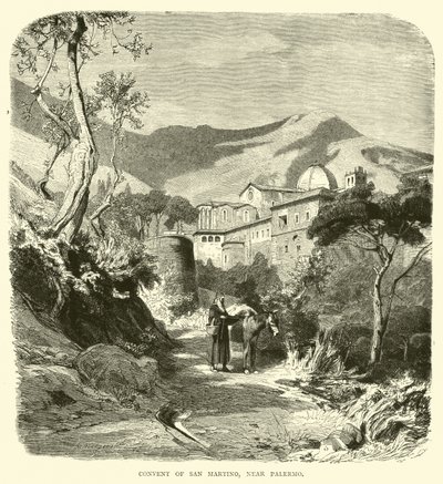 Klasztor San Martino, niedaleko Palermo autorstwa English School
