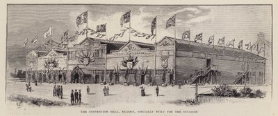 Convention Hall w Belfaście, zbudowana na konwencję Ulster Unionist Convention z 1892 roku, która miała zademonstrować sprzeciw ulsterskich Unionistów wobec irlandzkiej samorządności (lito) autorstwa English School