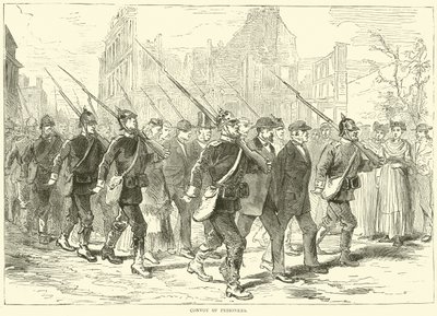 Konwój więźniów, październik 1870 autorstwa English School