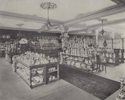 Narożnik w chińskich salonach, Harrods (lito) autorstwa English School