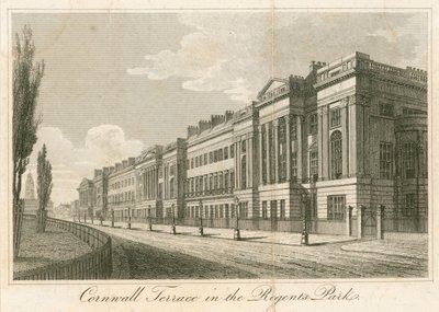 Cornwall Terrace, Regents Park, Londyn autorstwa English School