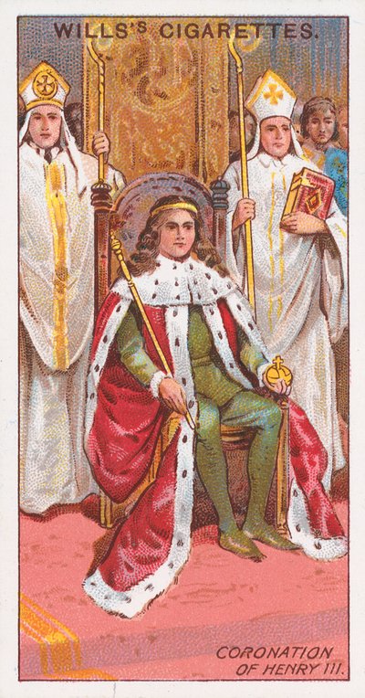 Koronacja Henryka III autorstwa English School