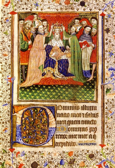 Koronacja króla Edwarda III 1 lutego 1327 r. autorstwa English School