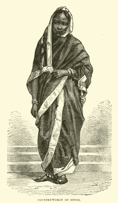 Wieśniaczka Sindh autorstwa English School