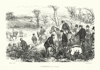 Coursing (grawerowanie) autorstwa English School