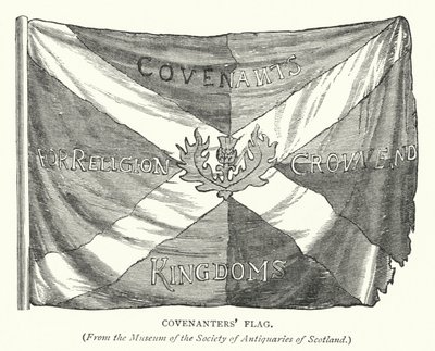 Flaga Przymierza (grawerowanie) autorstwa English School