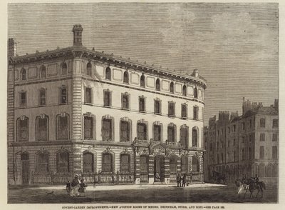 Ulepszenia w Covent Garden – nowe sale aukcyjne panów Debenham, Storr and Sons autorstwa English School