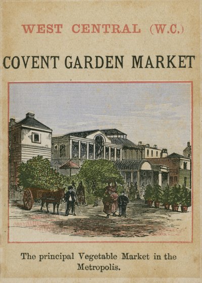 Targ w Covent Garden autorstwa English School