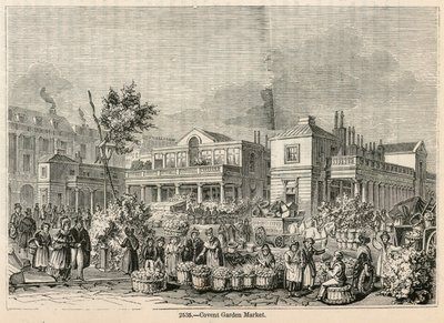 Covent Garden Market, Londyn autorstwa English School